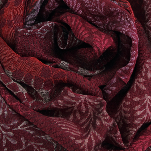 Red-100% natural-women’s-scarf-Charme