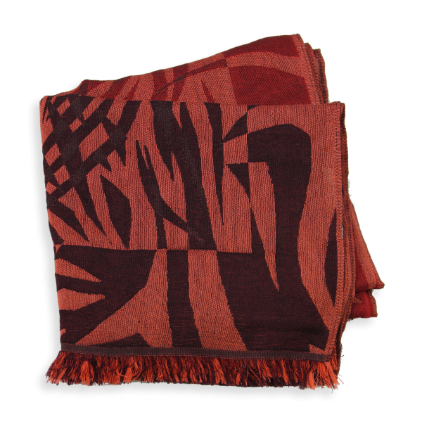 Scarf-oversize-women-merino-wool-cotton-silk-fascine-red-3A