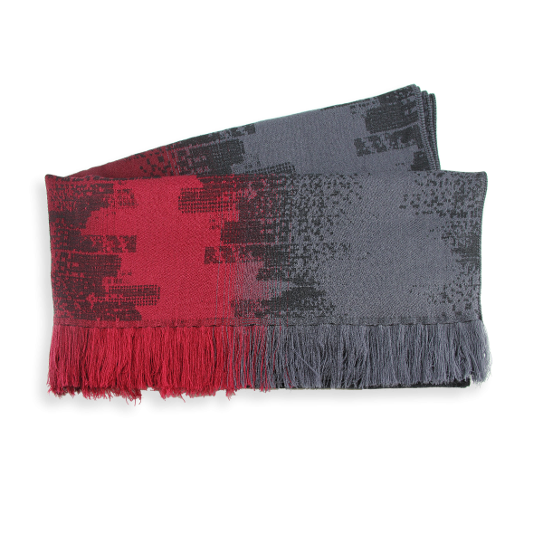Red-gray-rayon-wool-women’s-men’s-oversized-stole-Philadelphia