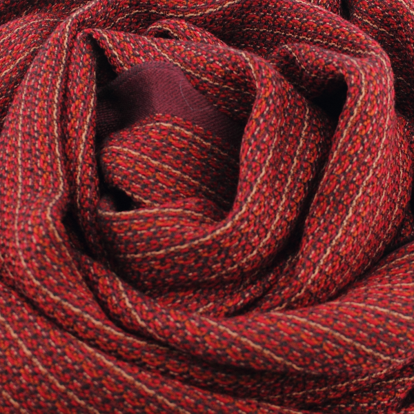 Red-rayon-wool-men’s-scarf-Tweed