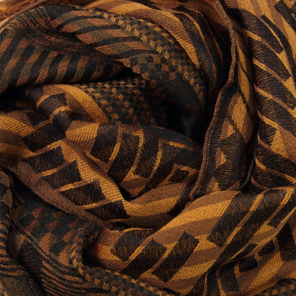 Racing-yellow-wool-silk-men’s-scarf