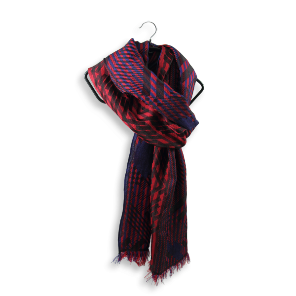 Ride-red-navy-wool-silk-men’s-scarf