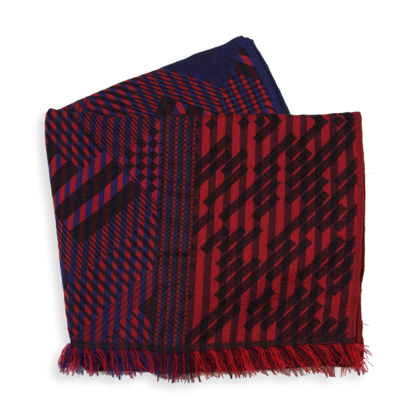 Ride-red-navy-wool-silk-men’s-scarf