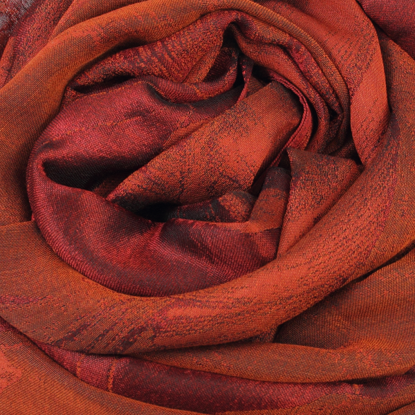 Rust-red-silk-cashmere-women's-scarf-Serenade