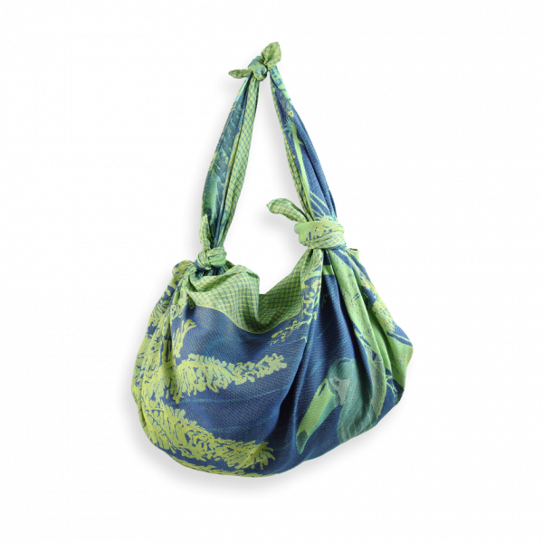 shiki bag abi cotton silk yellow blue green