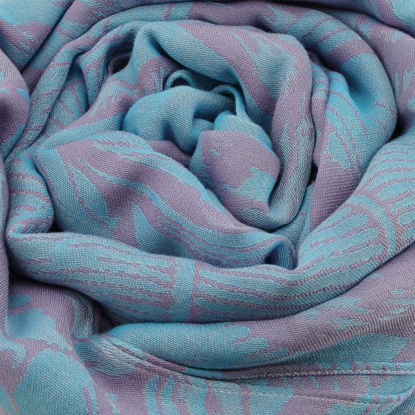Arum-turquoise-lavender-rayon-cotton-women’s-over size stole